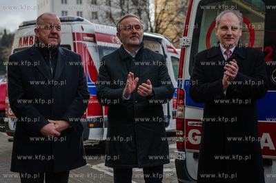 Gdynia. Miejska Stacja Pogotowia Ratunkowego. Uroczystosc...