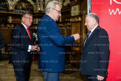 Gdansk. Dwor Artusa. Uroczystosc wreczenia
listow...