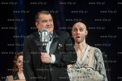 Gdansk. Duza Scena Teatru Wybrzeze. Proba medialna...