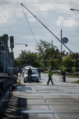 Gdańsk. Wyspa Sobieszewska. Uroczystość wbicia pierwszej...