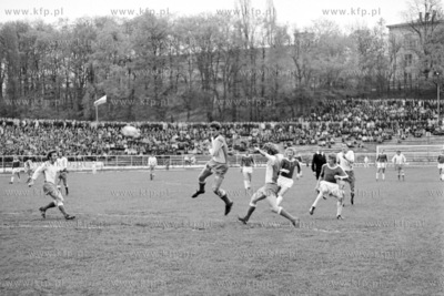 Mecz Lechii Gdansk z Widzewem Lodz na stadionie w Gdansku...