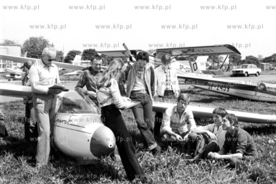 Lotnisko Areoklubu Gdańskiego w Pruszczu Gdanskim....