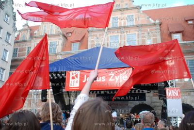 Festyn rodzinny "Katolicy na ulicy" na Długim Targu....