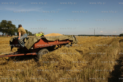 Chwaszczyno. Pierwszy tydzien zniw.  07.08.2009  fot....