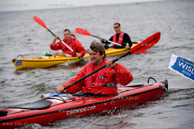 Gdansk. Ekspedycja Wisla podroznika Marka Kaminskiego...