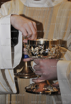 Msza Wieczerzy Panskiej w Wielki Czwartek w bazylice...