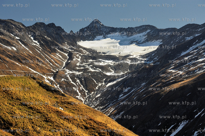 Szwajcaria, Belvedere, Berno. Jesienne Alpy w okolicy...