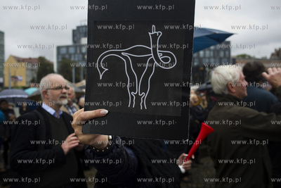 Gdańsk, Plac Solidarności. Czarny Protest, czyli...
