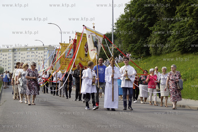 Procesja Bożego Ciała w parafii św. Maksymiliana...