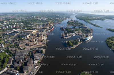 Stocznia Szczecinska z lotu ptaka. 13.05.2009 fot....