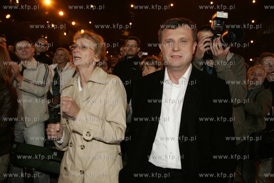 44 Miedzynarodowy Sopot Festival 2007. Na zdjeciu prezydent...