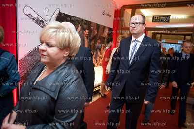 Pierwszy oficjalny polski pokaz filmu Andrzeja Wajdy...