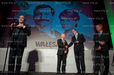 Pierwszy oficjalny polski pokaz filmu Andrzeja Wajdy...