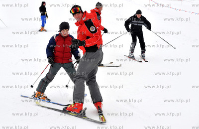 Stok narciarski w Przywidzu na Kaszubach. Na miejscu...