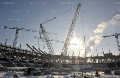 Budowa stadionu PGE Arena w Gdansku Letnicy.
22.01.2010
fot....