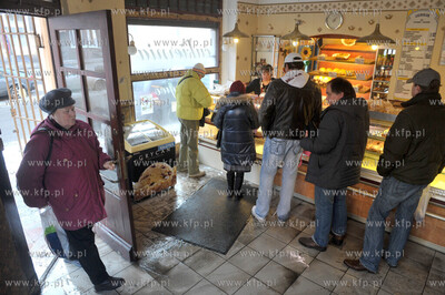 Tlusty czwartek w cukierni Paradowski w Gdansku Wrzeszczu...
