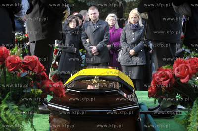 Pogrzeb profesora Jerzego Sampa na cmentarzu Lostowickim...