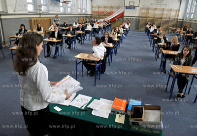 Egzamin maturalny w Gdanskim Liceum Autonomicznym....