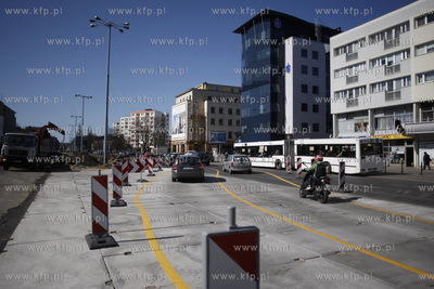 Gdansk Wrzeszcz. Remont torowiska na ul Grunwaldzkiej.
18.04.2011
fot....