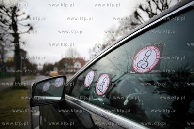 Sopot. Ul. Armii Krajowej. Na zle zaparkowane auto...