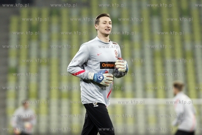 Gdansk. PGE Arena. Nz trening reprezentacji Polski...