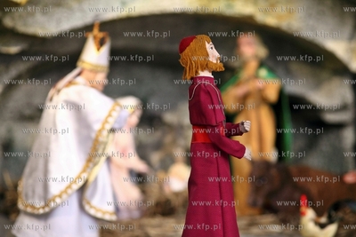 Ruchoma szopka bozonarodzeniowa w kosciele sw. Trojcy...