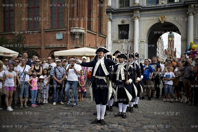 Gdańsk. Plac między Złotą Bramąi Katownią. Historyczna...