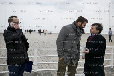 Sopot. Molo. Konferencja prasowa sopockiej
Platformy...
