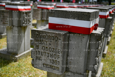 Cmentarzu Ofiar Hitleryzmu na gdańskiej Zaspie. Gdańsk...