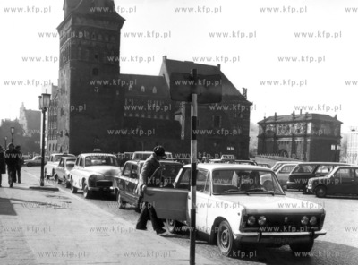 Parking na Targu Weglowym w Gdansku. 1976 Fot. Zbigniew...