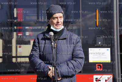 Pętla Chełm. Uroczystość nadania tramwajowi pessa...