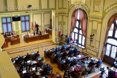 Sesja Rady Miasta Gdańska. Głoswoanie dotyczące...