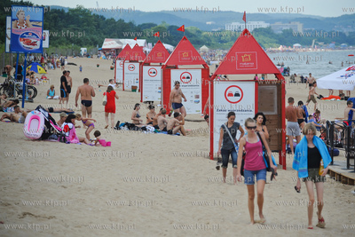 Gdansk. Plaza w Brzeznie. 19.07.2011 fot. Mateusz Ochocki...