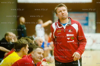 Hala AWFiS Gdansk. Mecz pilki recznej I ligi. Wybrzeze...