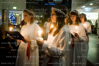 Gdansk. Hotel Hilton. Spotkanie Swiateczne ze szwedzką...