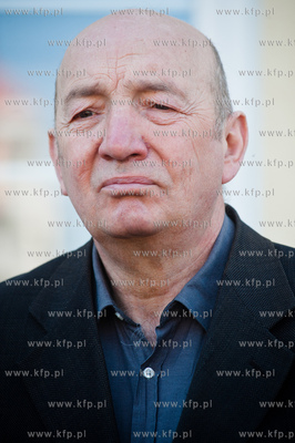 Gdansk. Zajezdnia Tramwajowa ZKM. Konferencja prasowa...