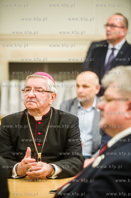 Gdańsk. Siedziba NSZZ Solidarność. Sala Akwen. Uroczystość...
