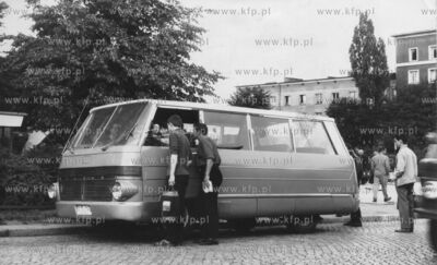 Prototyp mikrobusu w na al. Grunwaldzkiej w Gdansku...