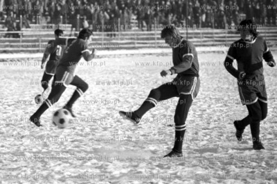 Mecz towarzyski na stadionie w Gdansku Wrzeszczu pomiedzy...
