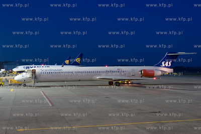 Gdansk, Rebiechowo Nz. MD-82 Linii SAS Scandinavian...