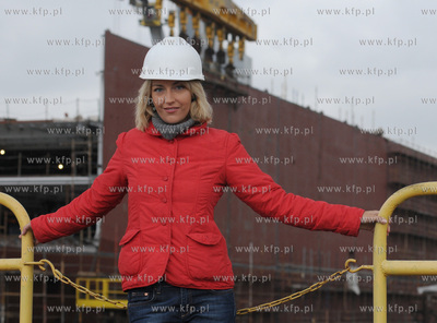 Sesja zdjeciowa aktorki Magdy Waligorskiej na terenie...