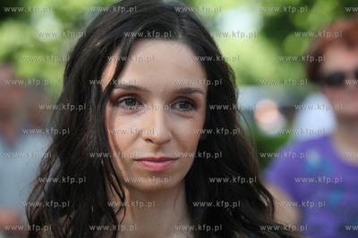 Sopot. Odsloniecie tablicy pamiatkowej honorujacej...