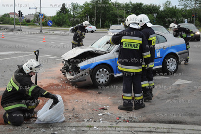 Wypadek na drodze krajowej nr 6 na granicy Rumi i Redy....