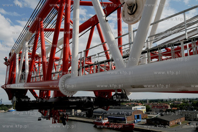 Gdansk. Nabrzeze Obroncow Westerplatte. Zbudowany w...