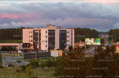 Gdansk. Widok na budynek INTEL i rondo do Nowej Slowackiego.
12.09.2012
fot....