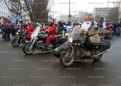 Gdynia. Jubileuszowa, X edycja parady Mikolaje na Motocyklach...