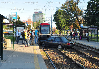 Na wysokosci Placu Zebran Ludowych w Gdansku doszlo...