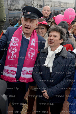 Gdynia. Ekspres Trojki, czyli specjalny przejazad pociagu...