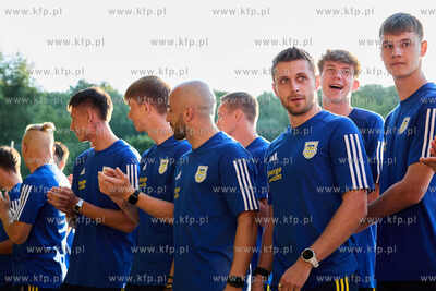 Prezentacja piłkarzy Arki Gdynia na Górce przy ul...