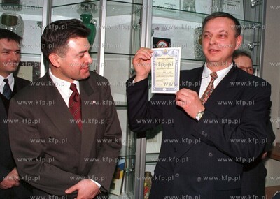 AKcjonat pracowniczy Szef " solidarnosci " Rafinerii...